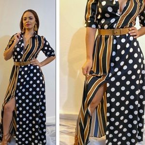 Maxi Dress with print